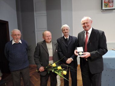 Alfred Ploß, Hermann Heinrich, Mgr. Dalibor Blažek, Horst Adler